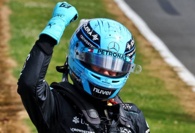 Джордж Расселл, победитель квалификации в Сильверстоуне, фото XPB