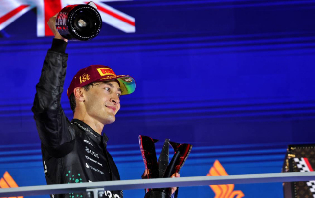Джордж Расселл, победитель Гран При Сингапура, фото XPB