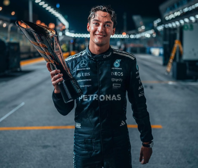 Джордж Расселл, фото из социальных сетей