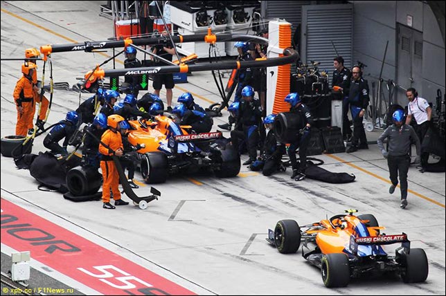 Карлос Сайнс и Ландо Норрис