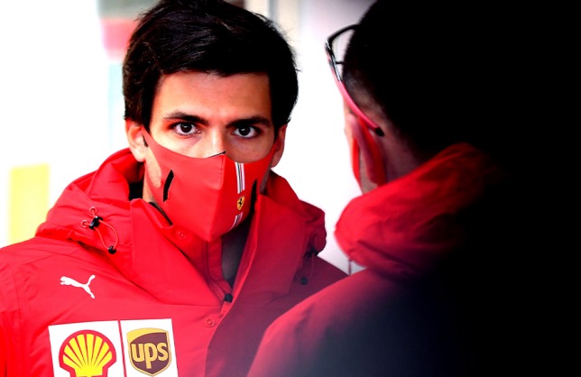 Карлос Сайнс на тестах во Фьорано