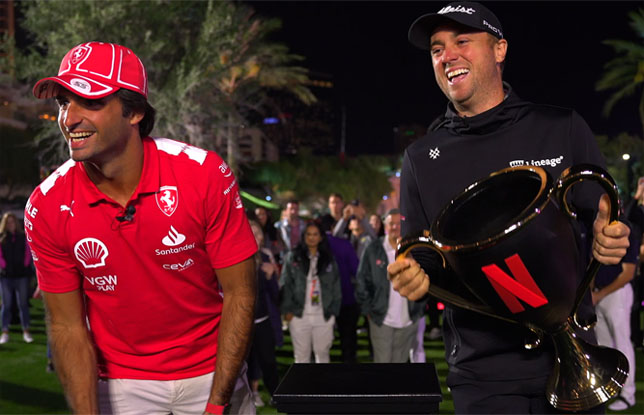 Карлос Сайнс и Джастин Томас, фото пресс-службы Netflix