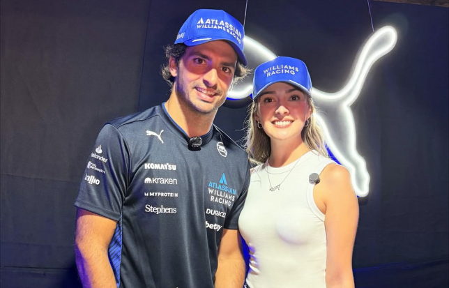 Карлос Сайнс и Сельма дель Торо, фото из социальных сетей