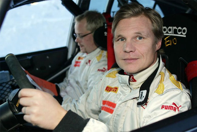 Мика Сало и Петер Флютстрём во время выступления в Tunturiralli, 2006 год