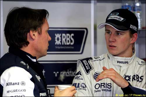 Сэм Майкл (слева) и Нико Хюлкенберг