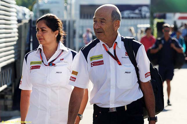 Петер Заубер и Мониша Кальтенборн, Гран При Италии, Монца, 2015 год