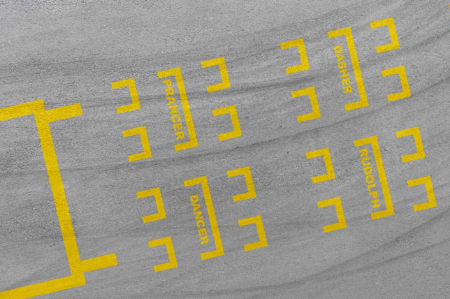 Новогодняя открытка Sauber