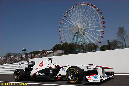 Sauber. Камуи Кобаяши