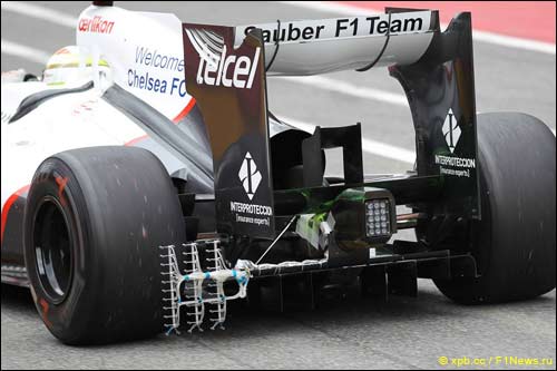 Датчики давления на Sauber