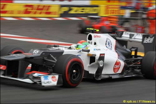 Серхио Перес на Гран При Монако