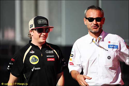 Беат Цендер и Кими Райкконен, 2012 год