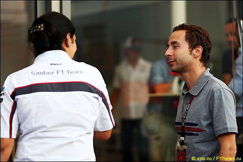 Николя Тодт и руководитель Sauber Мониша Кальтенборн