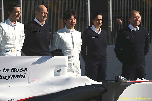 Педро де ла Роса, Петер Заубер, Камуи Кобаяши, Мониша Кальтенборн и Вилли Рампф