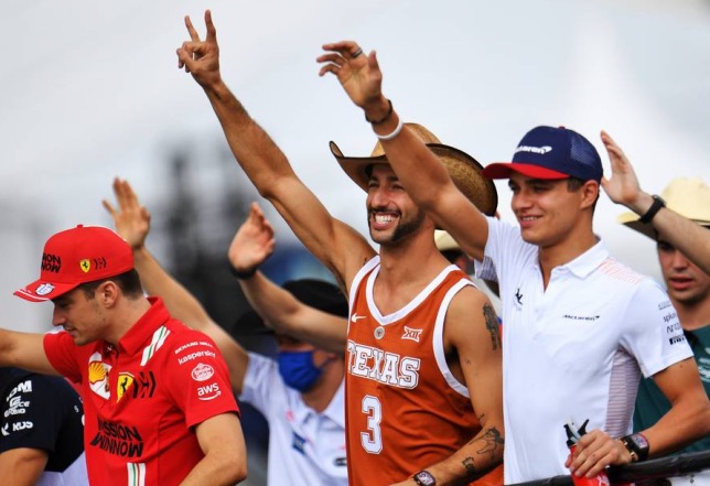 Даниэль Риккардо и Ландо Норрис на Гран При США, фото XPB