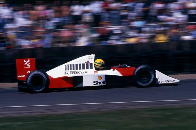 Айртон Сенна за рулём McLaren MP4/5B, 1990 год, фото XPB