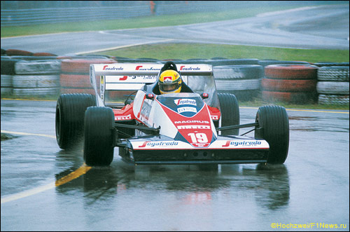 Айртон Сенна за рулём Toleman, 1984 год