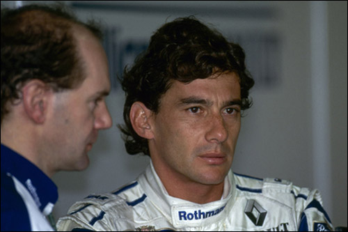 Эдриан Ньюи и Айртон Сенна