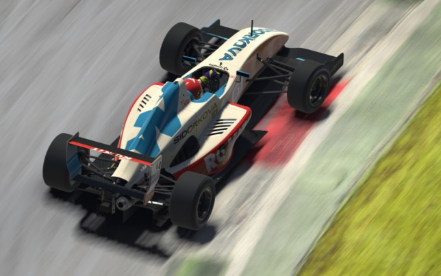 Виртуальная машина Ирины Сидорковой на трассе в Монце