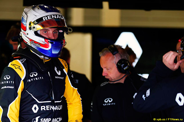 Сергей Сироткин на тестах в Сильверстоуне