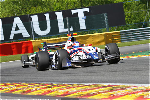 Сергей Сироткин на трассе бельгийского этапа WSR в Спа