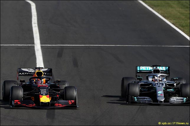 Макс Ферстаппен и Льюис Хэмилтон