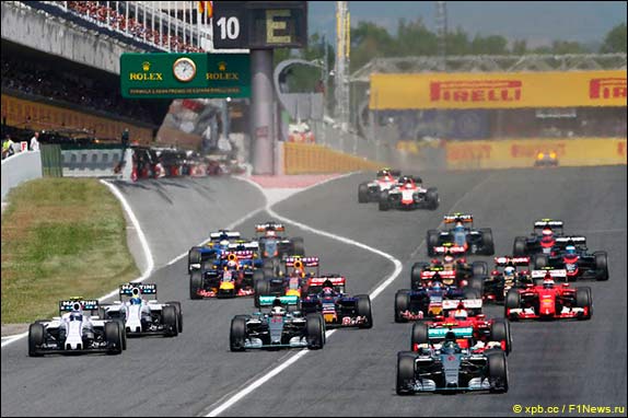 Старт гран при Испании