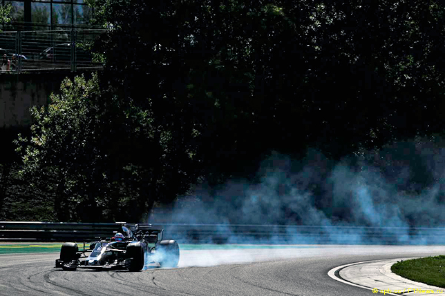 Роман Грожан на тренировке в Венгрии