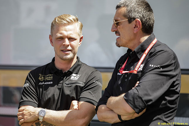 Гюнтер Штайнер (справа) и Кевин Магнуссен