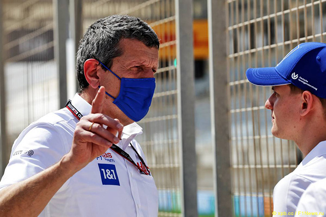 Гюнтер Штайнер и Мик Шумахер