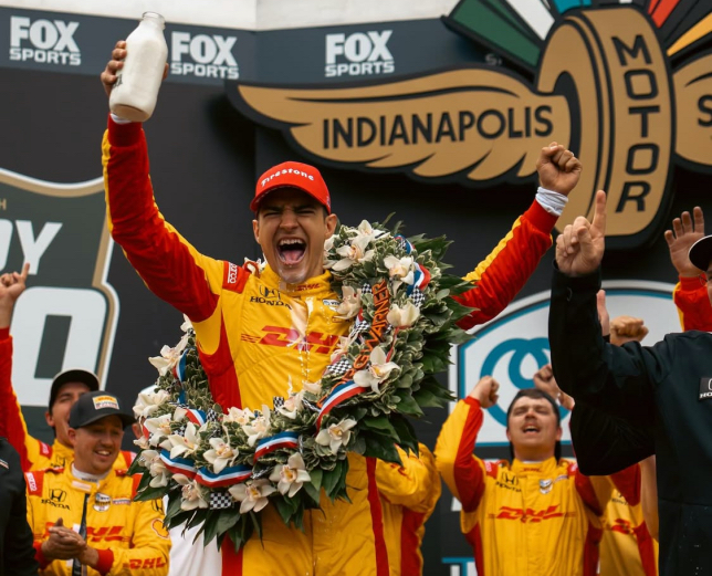 Алекс Палоу, победитель гонки в Сент-Питерсберге, фото Chip Ganassi Racing