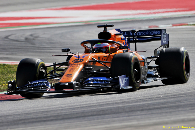 Тесты в Барселоне. Оливер Тёрви