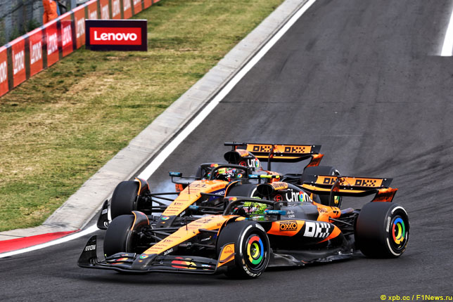 Ландо Норрис и Оскар Пиастри