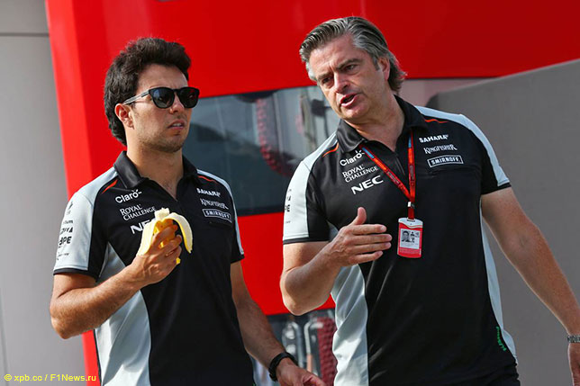 Серхио Перес и Энди Стивенсон