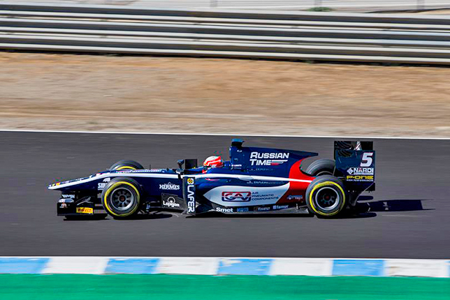 Лука Гиотто на трассе в Хересе