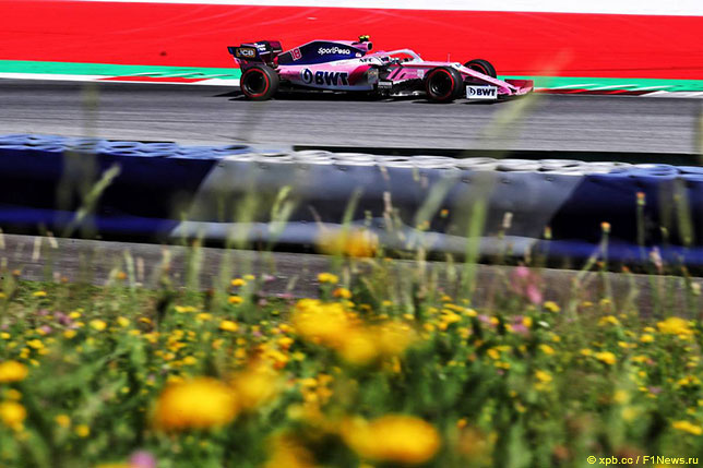 Лэнс Стролл на трассе Гран При Австрии