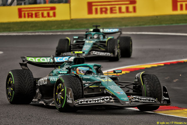 Фернандо Алонсо и Лэнс Стролл