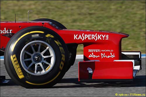 Носовая часть Ferrari F2012