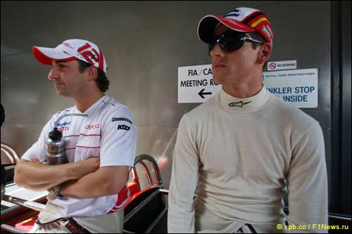 Тимо Глок и Адриан Сутил