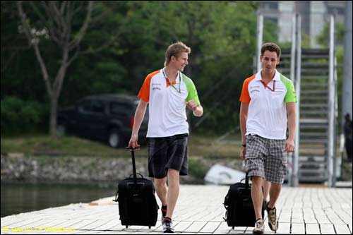 Нико Хюлкенберг и Адриан Сутил