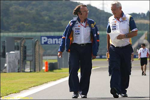 Дени Шеврие и Пэт Симондс. Сузука'08