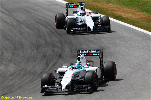 Фелипе Масса и Валттери Боттас