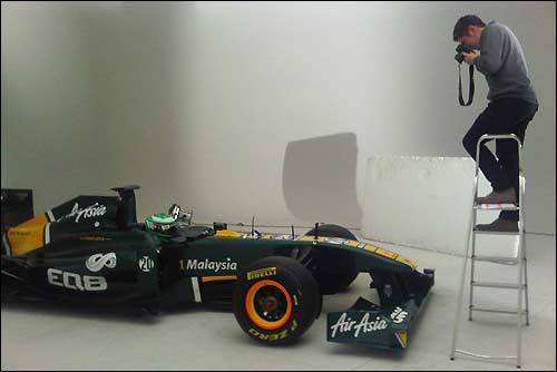 Съёмка Team Lotus