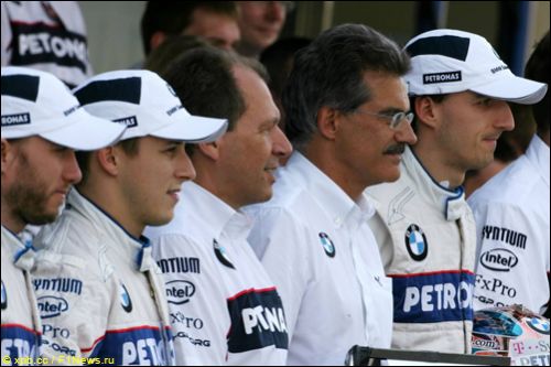 Прощание команды BMW Sauber