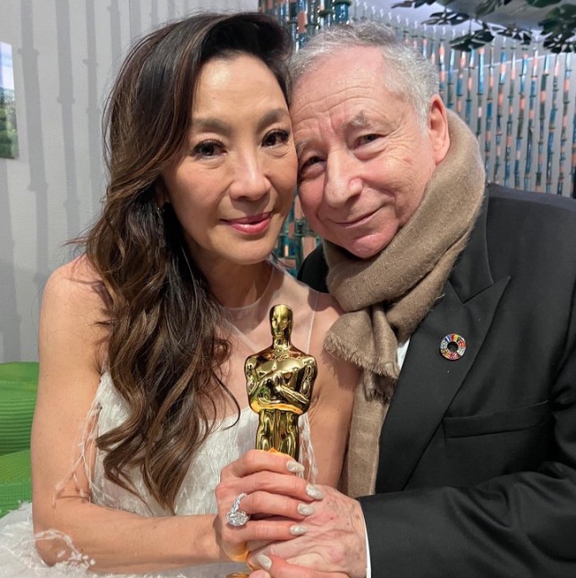 Жан Тодт и Мишель Йео, фото из социальных сетей