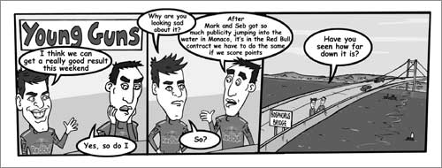 Комикс Toro Rosso с Гран При Турции