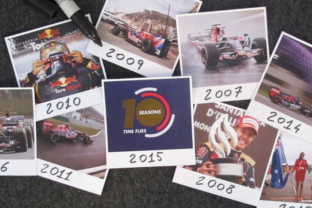 Логотип Toro Rosso, посвященный 10-летию команды