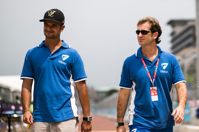 Пилоты Trulli GP Витантонио Лиуцци и Ярно Трулли