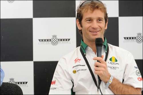 Ярно Трулли на пресс-конференции в Гудвуде