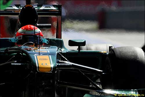 Ярно Трулли на трассе в Монце, 2010 год