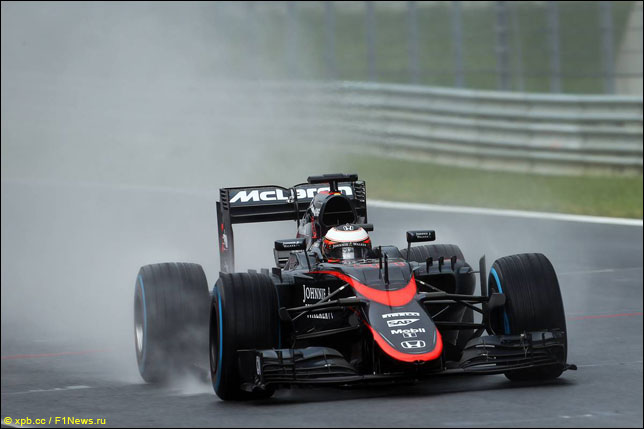 Стоффель Вандорн на тестах в Шпильберге